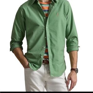 Ralph Lauren Green Casual Button Down Shirt